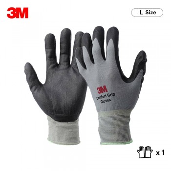 3M Comfort Grip Glove General Use - Gray (L Size)