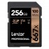 Lexar 667X Professional 256GB U3 V30  SDXCâ„¢ UHS-I Memory Cards (up to 100MB/s read, Write 90MB/s)