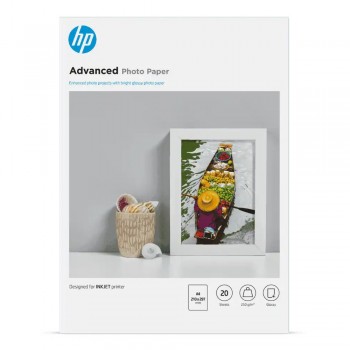 HP Advanced Glossy FCS Photo Paper-20 sht/A4/210 x 297 mm