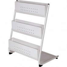 Newspaper & Magazine Rack MR209 - 690W x 500D x 1230H (Item No: G05-50)