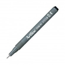 Artline Black Drawing System Pen 0.4mm (EK-234)