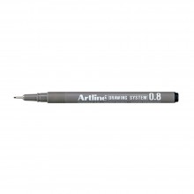 Artline Black Drawing System Pen 0.8mm (EK-238)