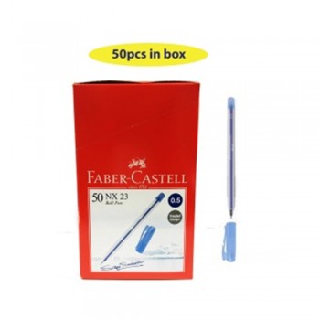 Faber Castell NX23 0.5mm Blue Ball Pen (642312) - 50pcs/box