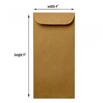 Brown Envelope - Manila - 4.5-inch x 9.5-inch