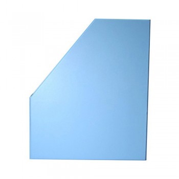 5" PVC Magazine Box File - Fancy Blue